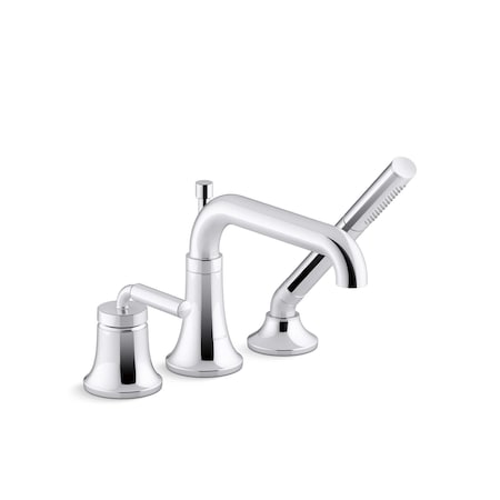 Kohler Tone 1H Deck Mount Bath Fct W Handshwr Polished Chrome 26441-4-CP